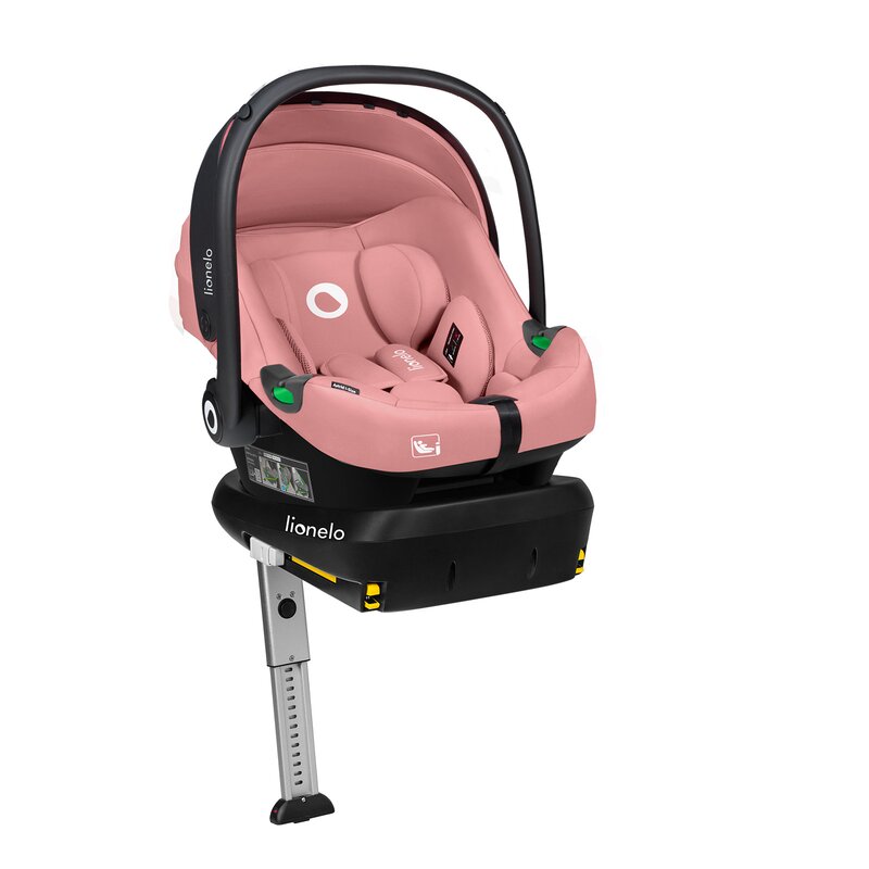 Scoica auto Lionelo Astrid i-Size cu baza ISOFIX Roz - detaliu