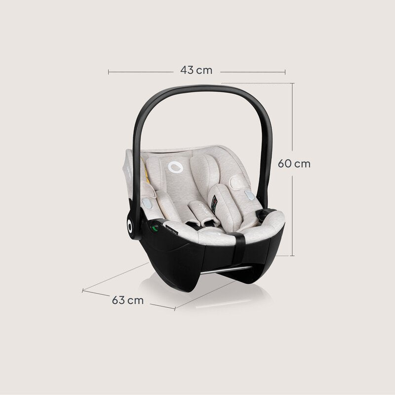 Scoica auto Lionelo Moxie i-Size Bej