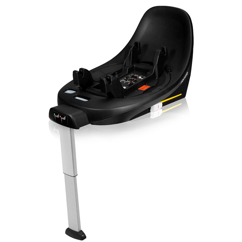 Scoica auto, Lionelo, Moxie, i-Size, Include baza rotativa 360 cu picior de fixare, 40-87 cm, Tetiera reglabila, intarita cu spuma de memorie, Carcasa ventilata, Din bambus, Protectie avansata, Conform R129, Mov