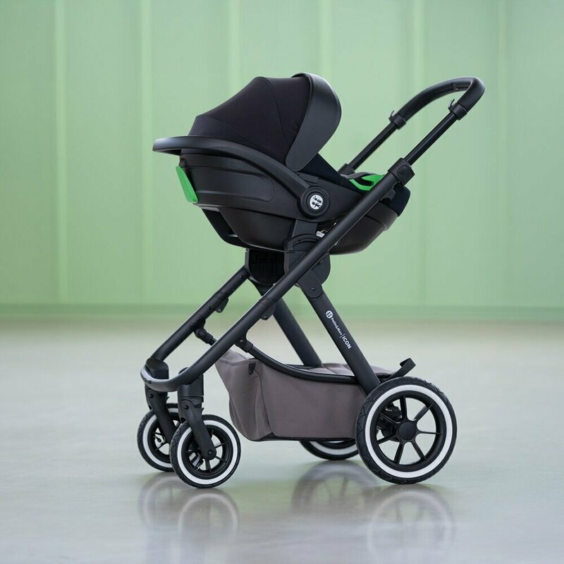 Scoică auto Petite&Mars Core Pro - tetieră ajustabilă în 5 poziții