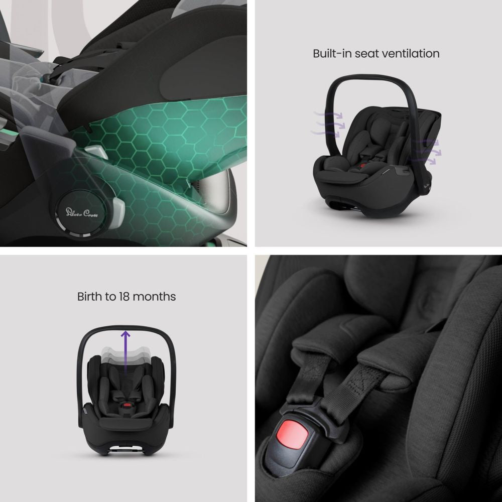 Scoica auto Silver Cross Glide Plus 360 Iconic Black - detaliu 5