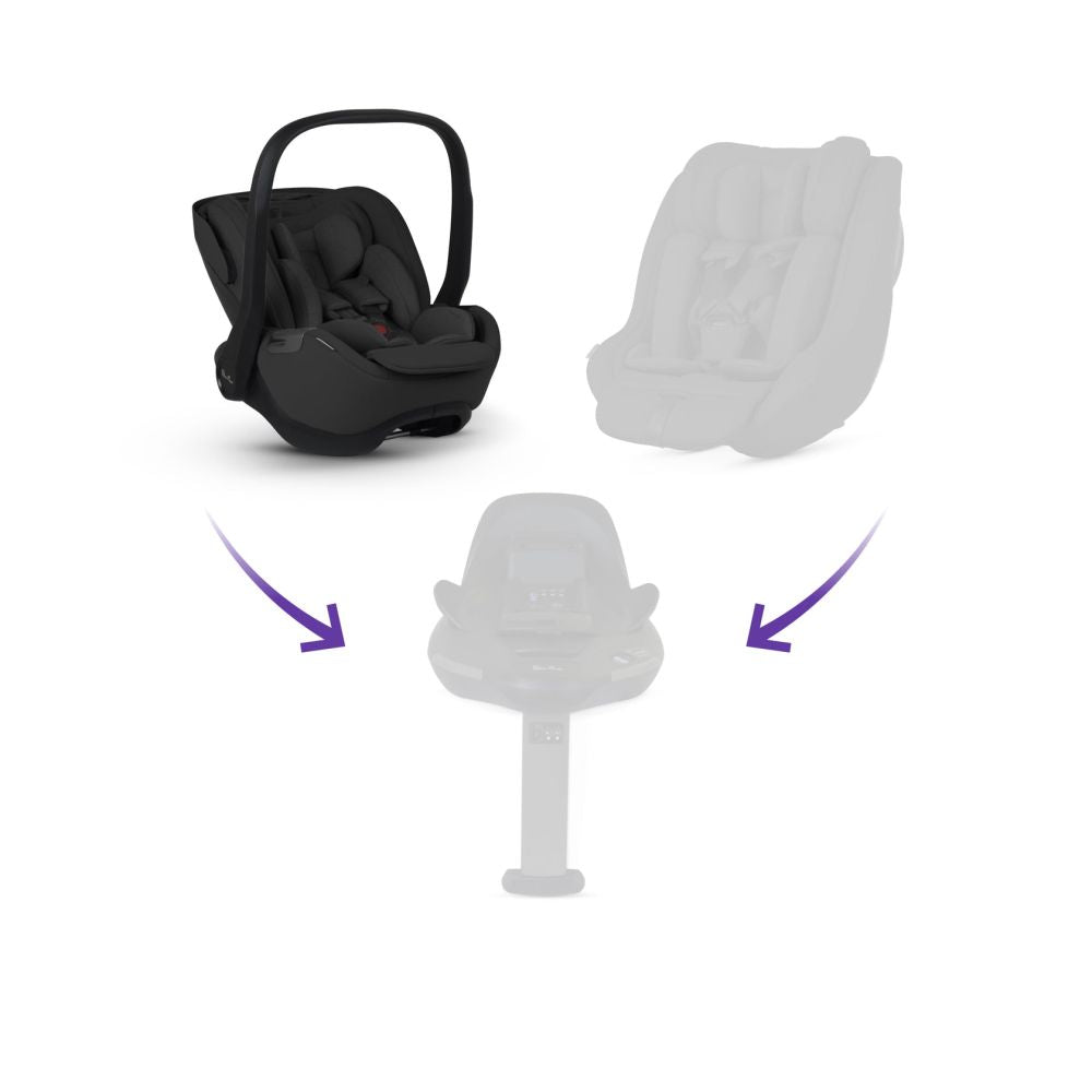 Scoica auto Silver Cross Glide Plus 360 Iconic Black - detaliu 9