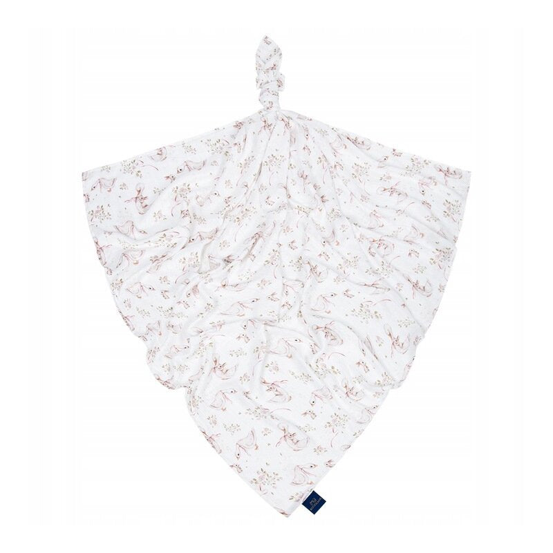 Scutec din bambus, Bocioland, Goose, Material certificat Oeko Tex Standard 100, Dimensiune mare, 75x75 cm, Multicolor