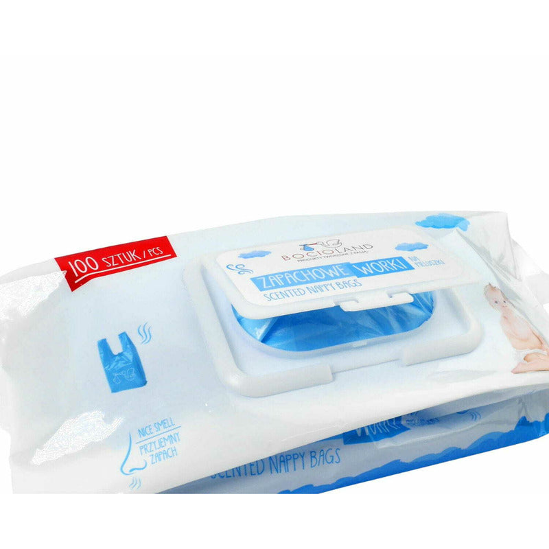 Set 100 saci parfumati, Bocioland, Pentru scutece folosite