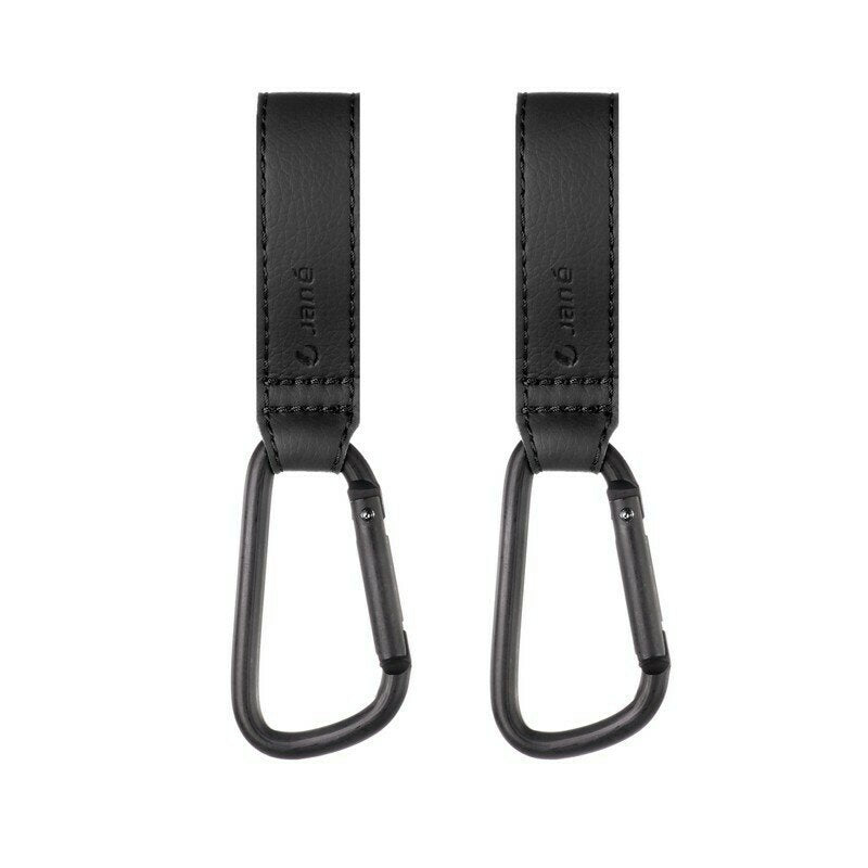 Set 2 agatatori pentru carucior, Jane, Fixare pe cadru, multifunctionale, Black