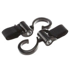 Set 2 cârlige pentru cărucior Jane, Negru