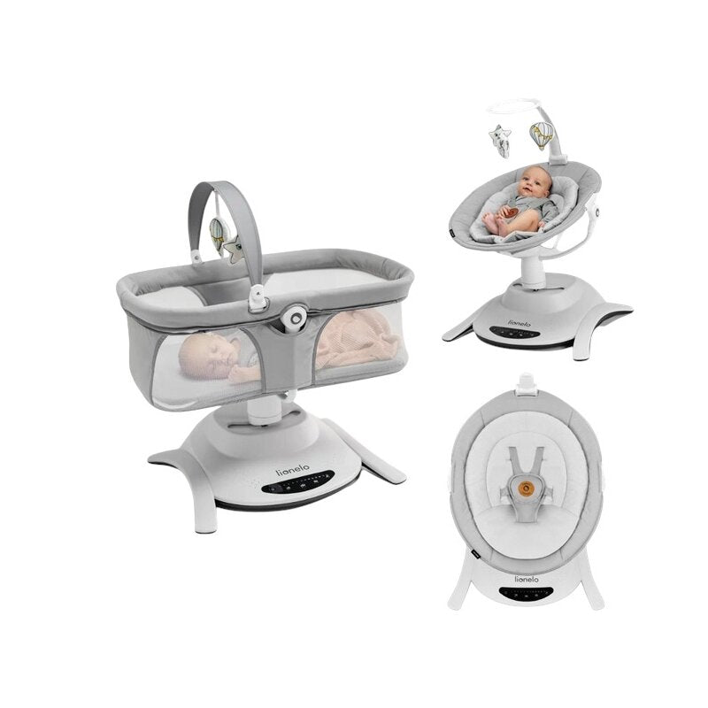 Set balansoar si landou Lionelo Bella 2in1 Gri - imagine principala