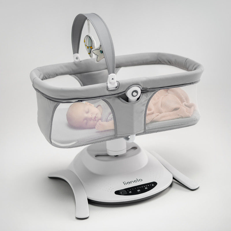 Set balansoar electric si landou Lionelo Bella 2in1, Gri