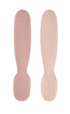 Set 2 linguri silicon Beaba Cotton Candy Sorbet