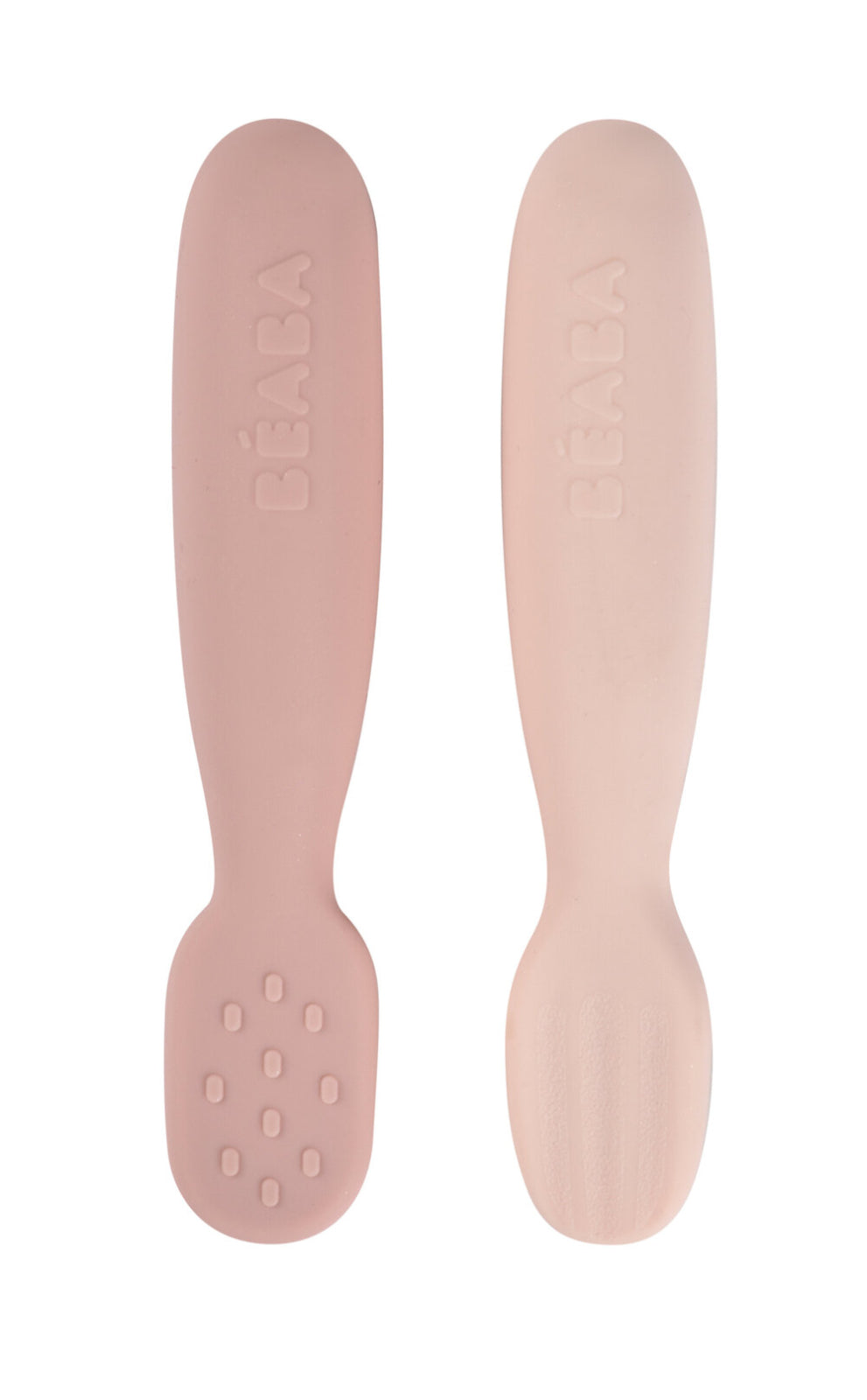 Set 2 linguri silicon Beaba Cotton Candy Sorbet