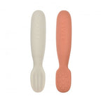 Set 2 linguri din silicon Beaba ergonomice