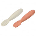 Set 2 linguri din silicon Beaba ergonomice