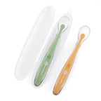 Set 2 lingurițe Petite&Mars Take&Match Verde/Galben - imagine 1