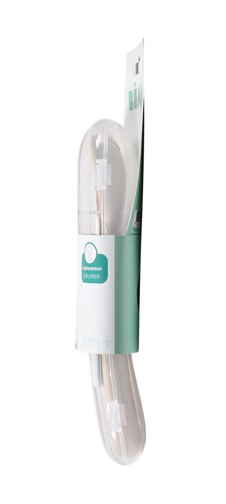 Set 2 lingurite silicon +4 luni Beaba Clay