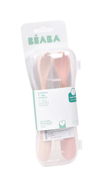 Set 2 lingurite din silicon Beaba +4 luni