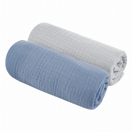Set 2 museline Bumbac Organic 75x75 cm Sleepee