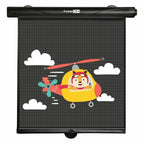 Set 2 parasolare auto retractabile FreeON, negru – fotografia 5 a produsului