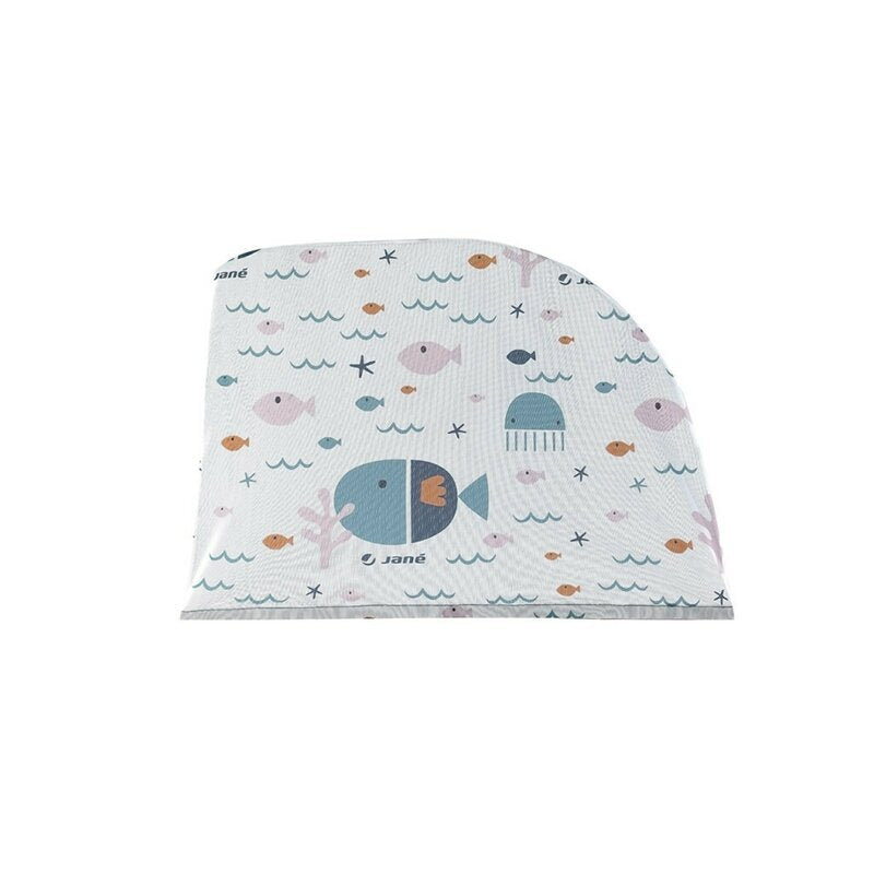 Set 2 parasolare plasă auto Jane Window Sock, acoperire 100%, Lazuli Blue