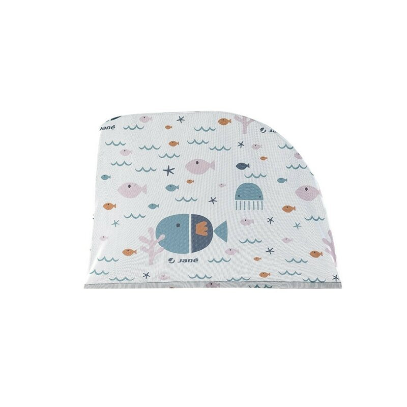 Set 2 parasolare plasă auto Jane Window Sock, acoperire 100%, Lazuli Blue