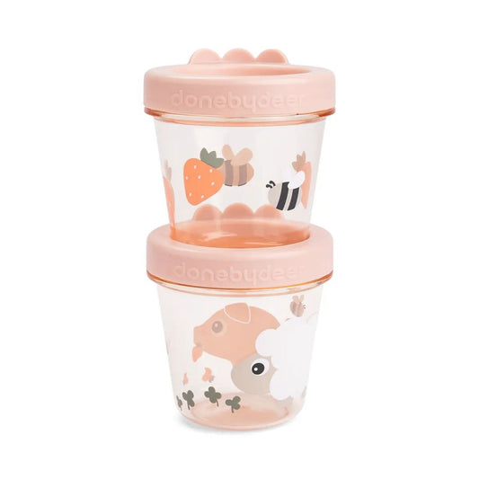 Set 2 recipiente alimente Done by Deer Tiny Farm Powder
