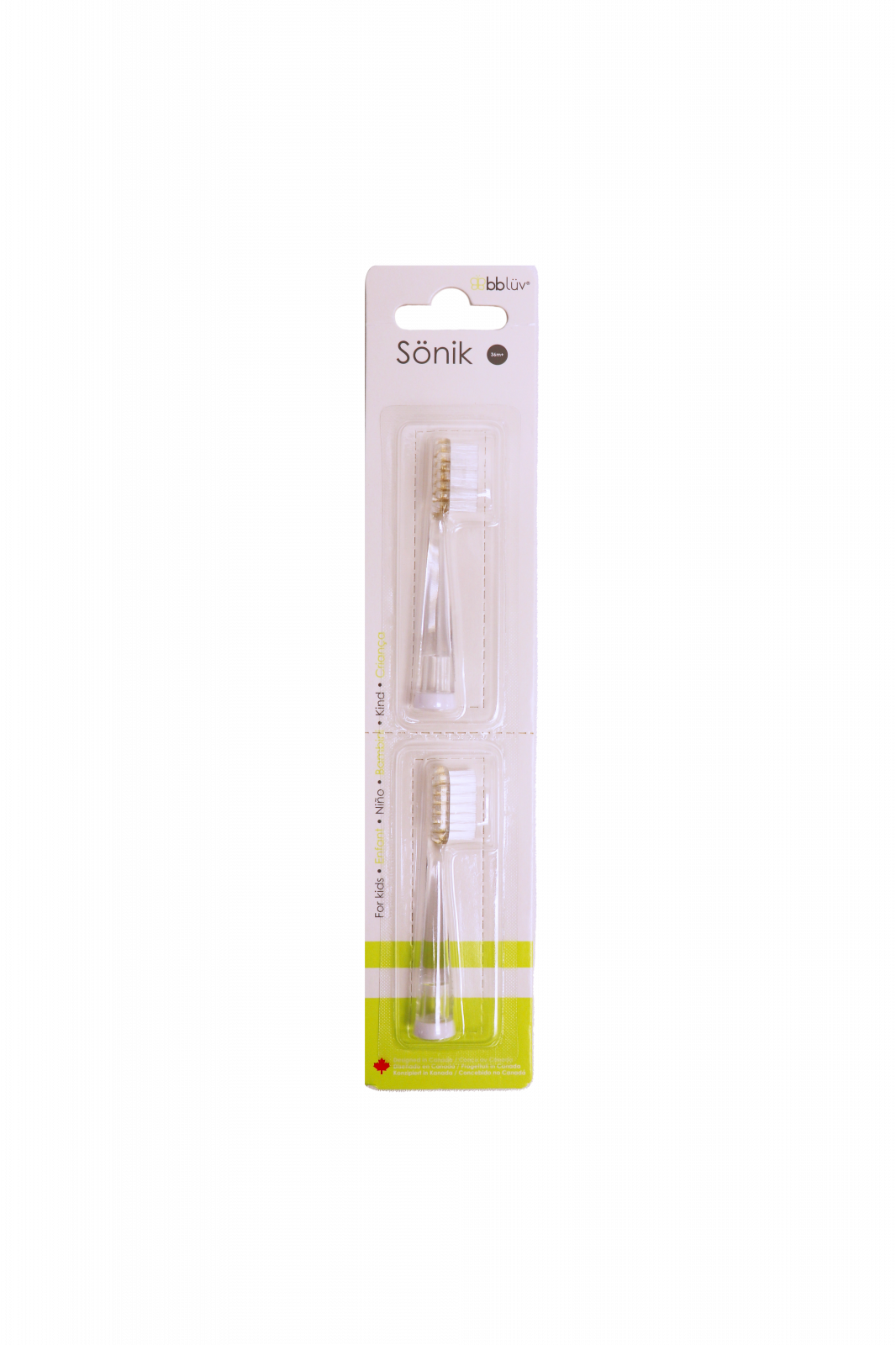 Set 2 rezerve periuță de dinți +3 ani bbluv Sonik