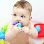 Set 3 animalute de baie si barca plutitoare Playgro Splash and Float Friends