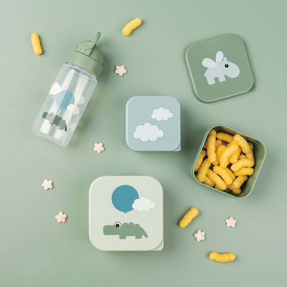 Set 3 caserole pentru gustari Done by Deer Happy Clouds Green