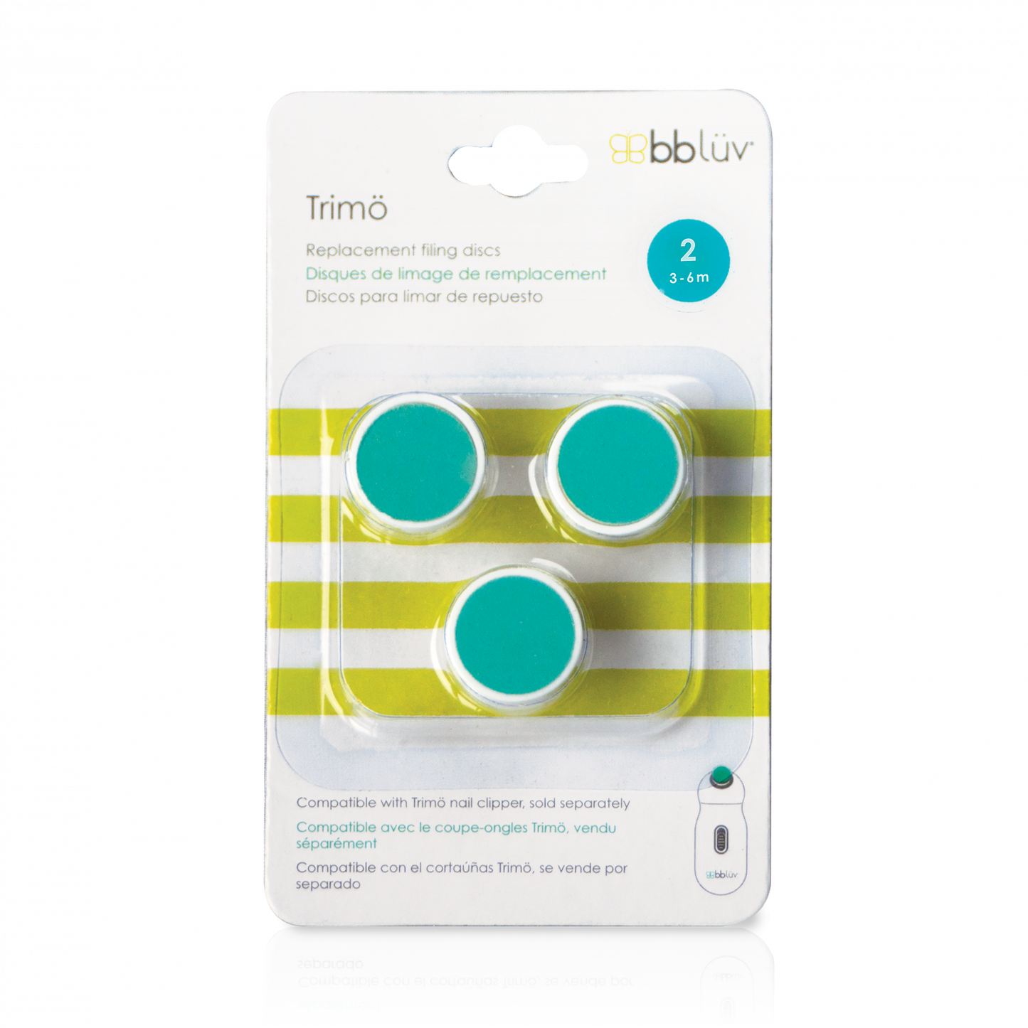 Set 3 discuri etapa 2 (3-6 luni) pentru pilă electrică bbluv Trimo