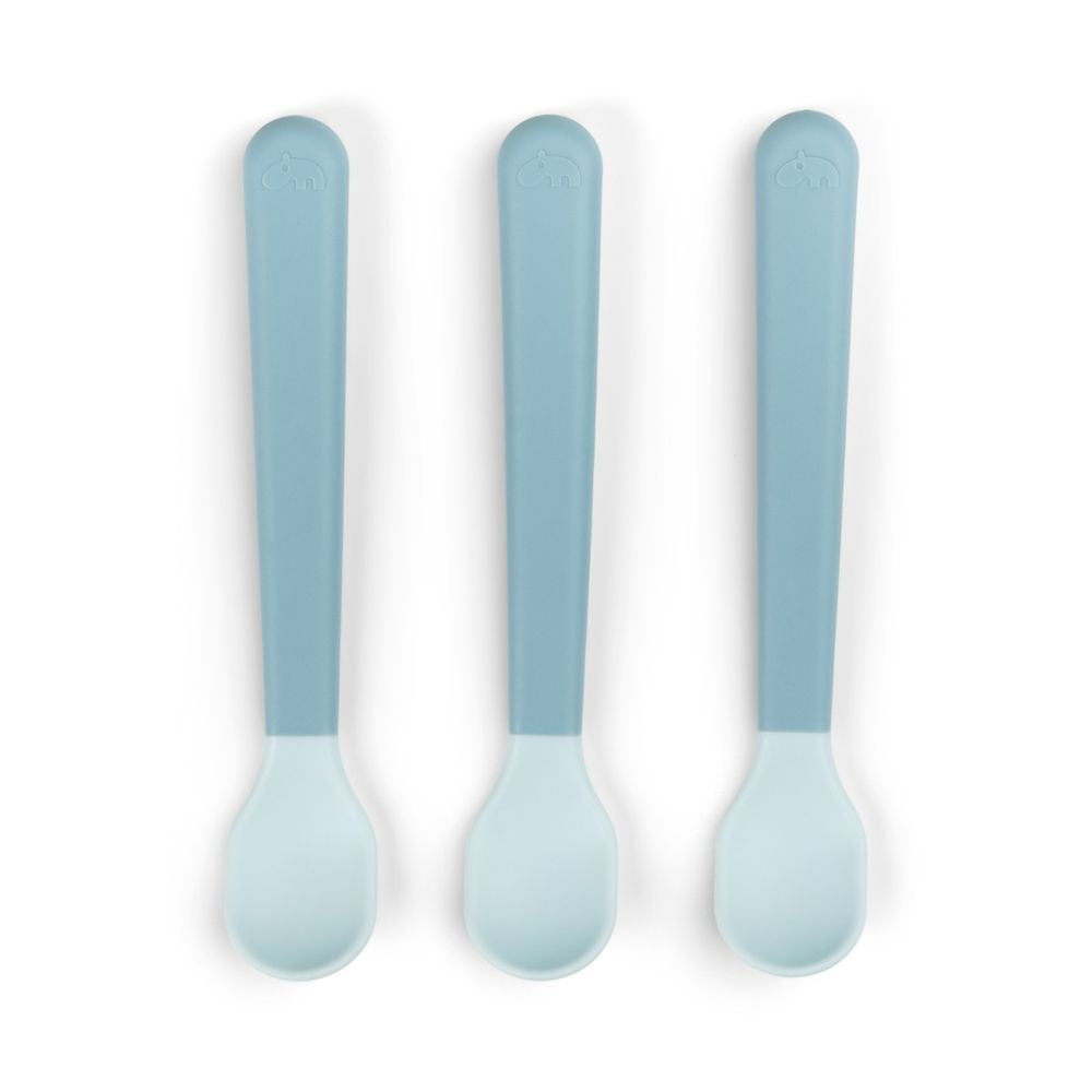 Set 3 lingurite Done by Deer Foodie Easy-Grip Blue, imagine 1