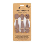 Set 3 lingurite Petite&Mars Take&Match Velvet Latte, imagine 2
