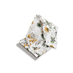 Set 3 museline Qmini 30x30 cm, Botanica și Gri
