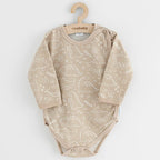 Set 3 body-uri New Baby Classic II Uni 62, Bej – body-ul cu dinozauri