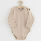 Set 3 body-uri New Baby Classic II Uni 62, Bej – body-ul simplu