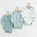 Set 3 body-uri New Baby Classic II Uni 62, Menta – cele trei body-uri din set