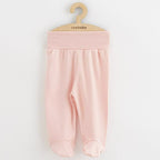 Set 3 pantalonasi New Baby Classic II 56, Roz Cirese – perechea roz simplă