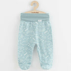 Set 3 pantalonasi New Baby Classic II 56, Albastru – perechea cu dinozauri