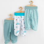 Set 3 pantalonasi New Baby Classic II 56, Albastru – cele trei perechi de pantalonași din set