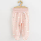 Set 3 pantalonasi New Baby Classic II 56, Roz – perechea roz cu imprimeu