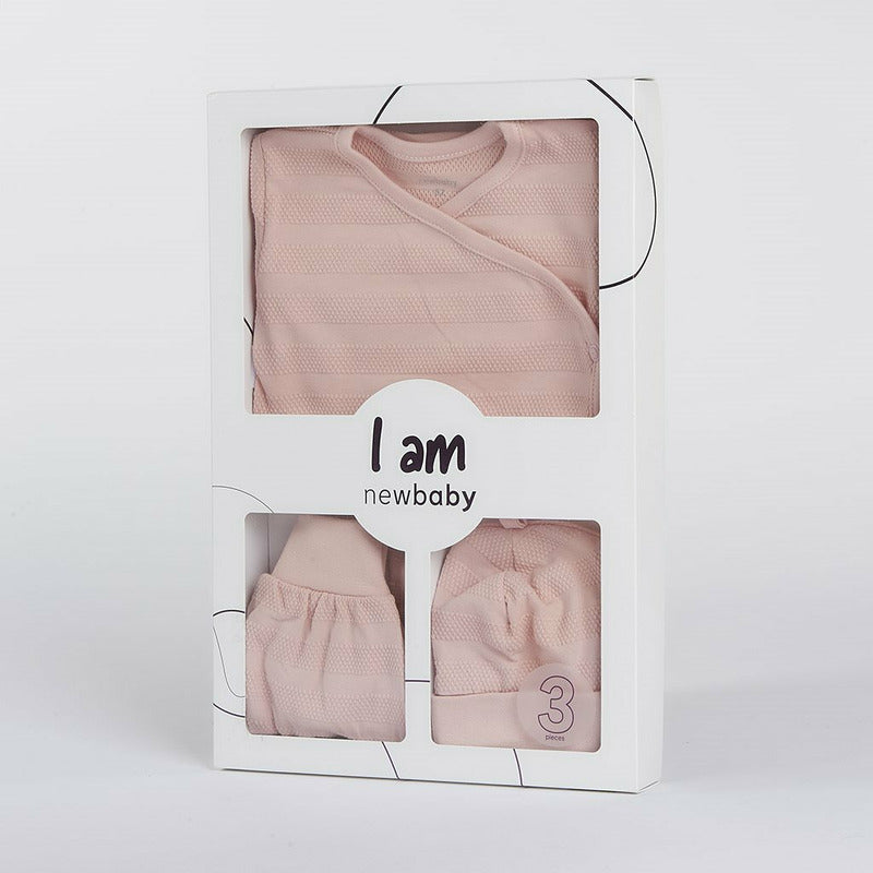 Set 3 piese New Baby I AM 62, Roz – cutia setului I AM