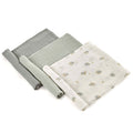 Set 3 scutece din muselină de bambus Jane, 80 x 80 cm