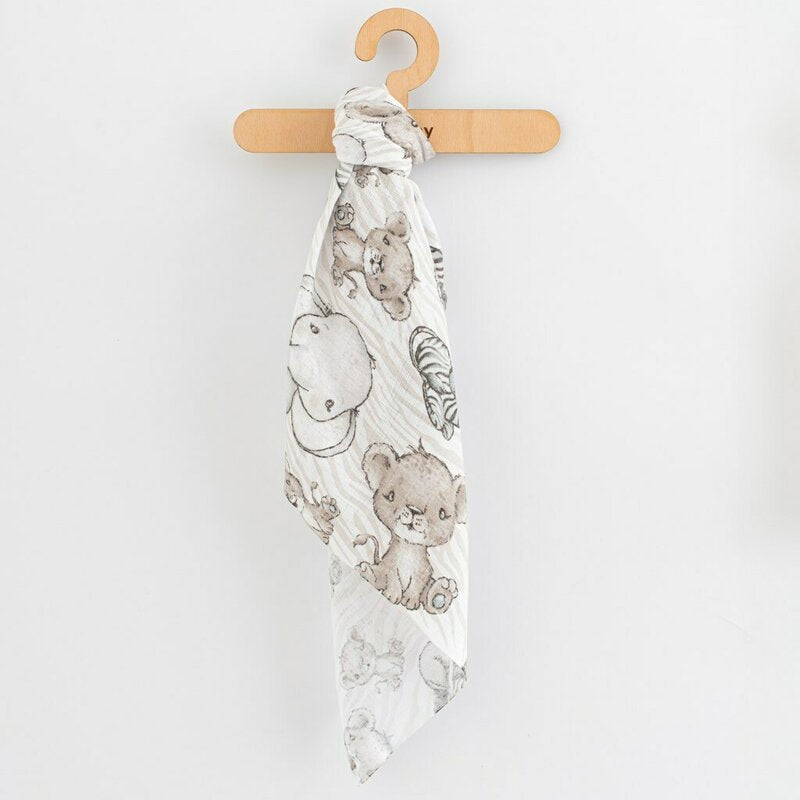 Set 3 scutece, New Baby, Multifunctionale, Din bumbac 100%, Material certificate Oeko Tex Standard 100, 70x80 cm, Multicolor