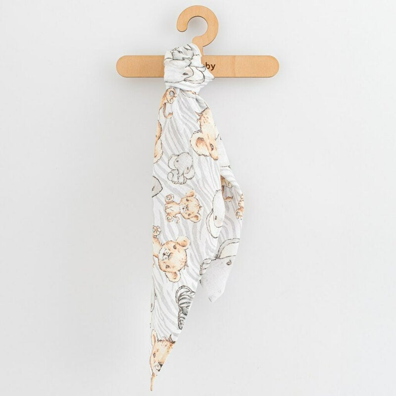 Set 3 scutece, New Baby, Multifunctionale, Din bumbac 100%, Material certificate Oeko Tex Standard 100, 70x80 cm, Multicolor