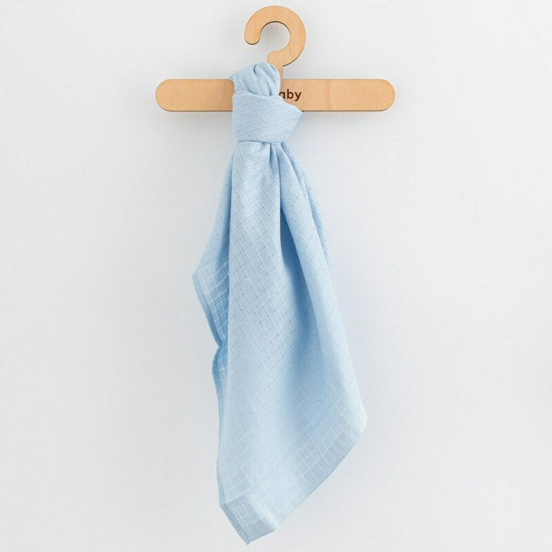 Set 3 scutece, New Baby, Multifunctionale, Din bumbac 100%, Material certificate Oeko Tex Standard 100, 70x80 cm, Multicolor, Boy