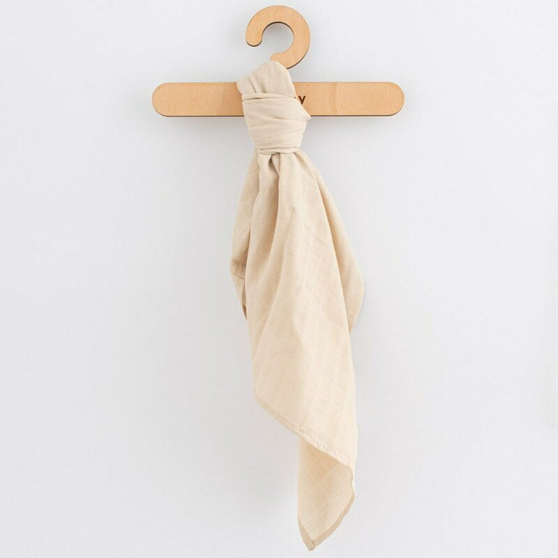 Set 3 scutece, New Baby, Multifunctionale, Din bumbac 100%, Material certificate Oeko Tex Standard 100, 70x80 cm, Multicolor, Uni