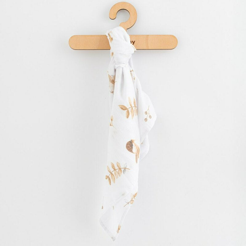 Set 3 scutece, New Baby, Multifunctionale, Din bumbac 100%, Material certificate Oeko Tex Standard 100, 70x80 cm, Multicolor, Uni