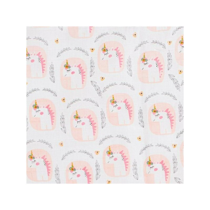 Set 3 scutece, New Baby, Multifunctionale, Din bumbac 100%, Material certificate Oeko Tex Standard 100, 70x80 cm, Multicolor, Girl