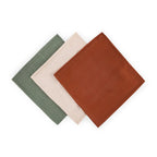 Set 3 scutece Petite&Mars Moussy 68x68 Earth Tones, imagine 2