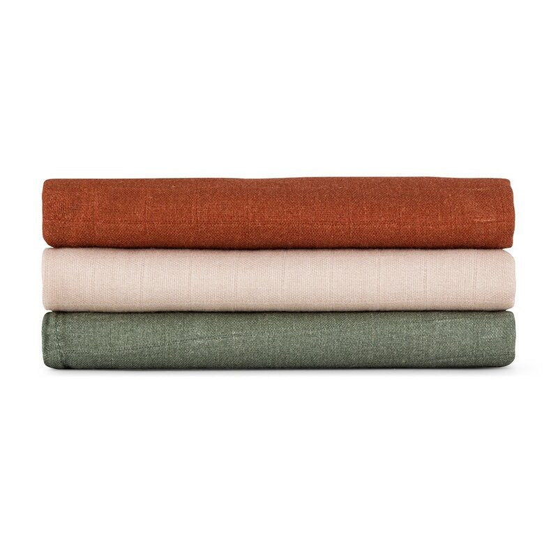 Set 3 scutece Petite&Mars Moussy 68x68 Earth Tones, imagine 3