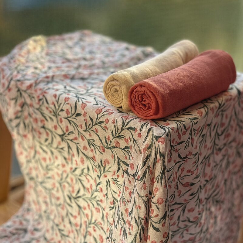 Set 3 scutece, Petite&Mars, Moussy, Din muselina de bambus, Hipoalergenice, 68 x 68 cm, Certificate Oeko Tex Standard 100, Forest Fox