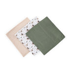 Set 3 scutece Petite&Mars Moussy 68x68 Lama Vibes, imagine 2